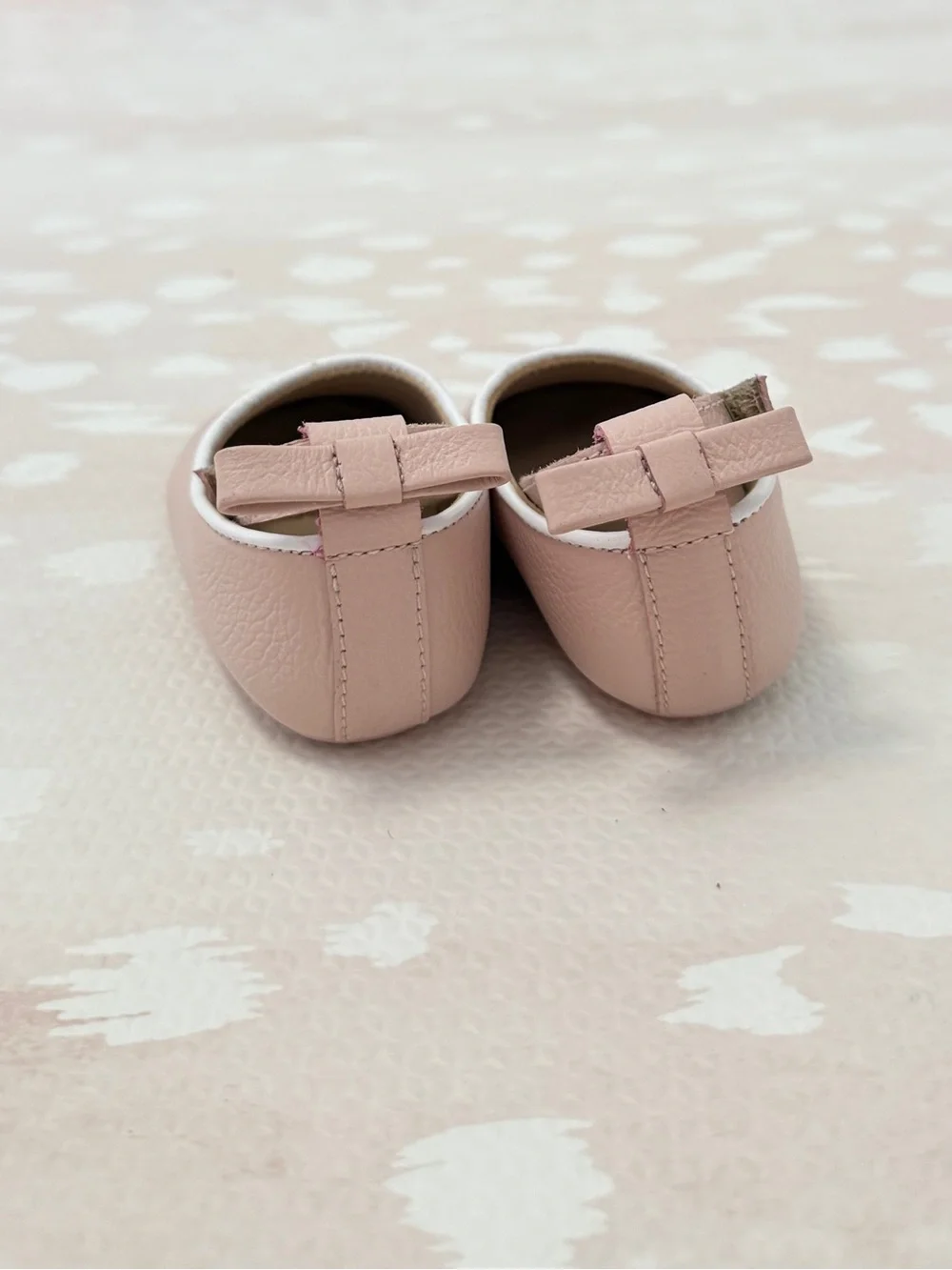 Elephantito Pink Bow Strap Baby Mary Jane Shoes